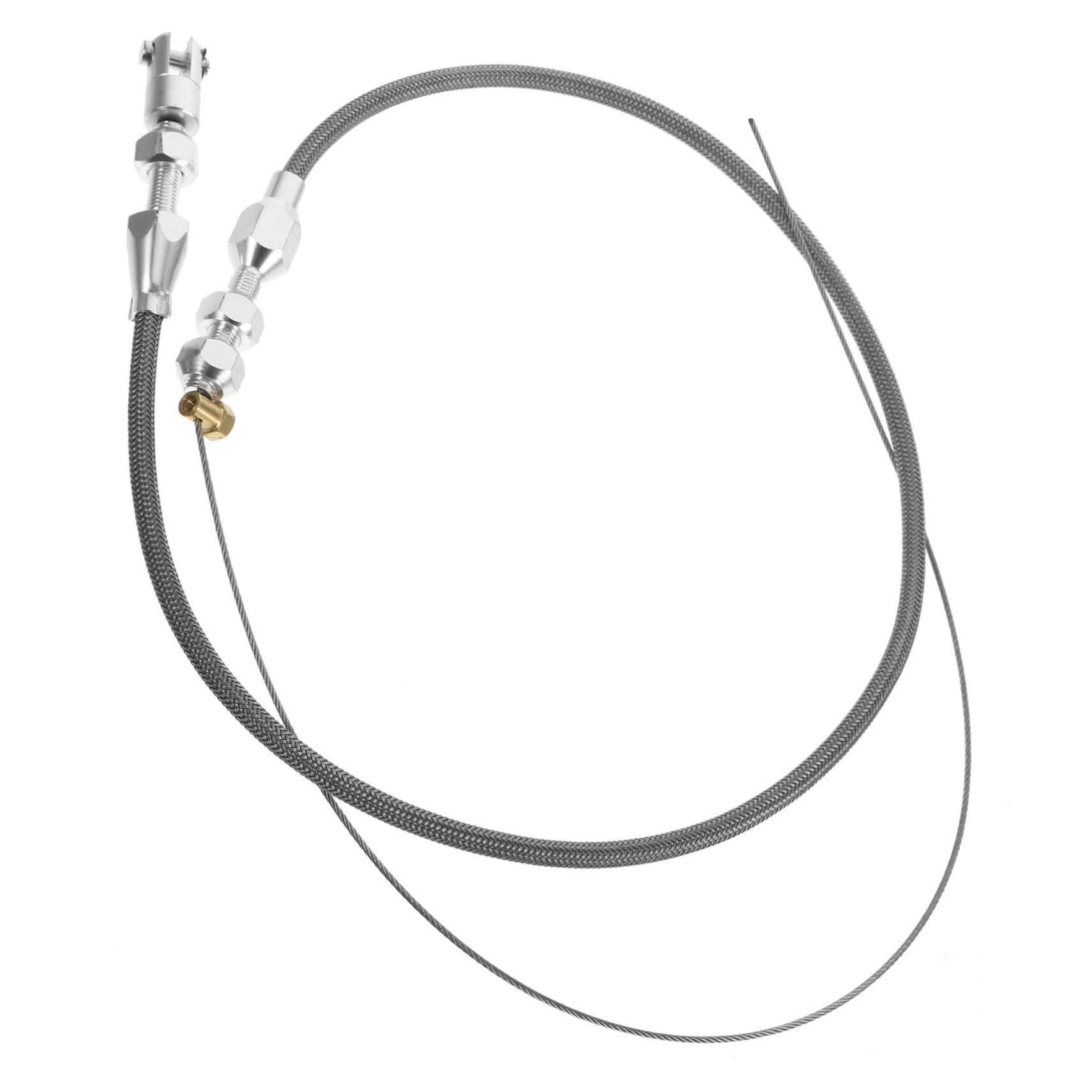 SOESFOUFU Auto Gaszug Ersatz Motorkabel Throttle Control Cable Kfz Zubehör Universal Edelstahl Flexibel Hochwertig Für Verschiedene Fahrzeugmodelle von SOESFOUFU