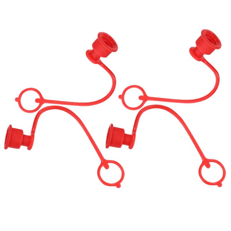 SOESFOUFU Hydraulik Schnellverschluss Kappen PVC Staubschutz Für Hydraulikanschlüsse FF Serie FF 03 Robuste Abdeckung Für Druckleitung Und Verbindungselemente von SOESFOUFU