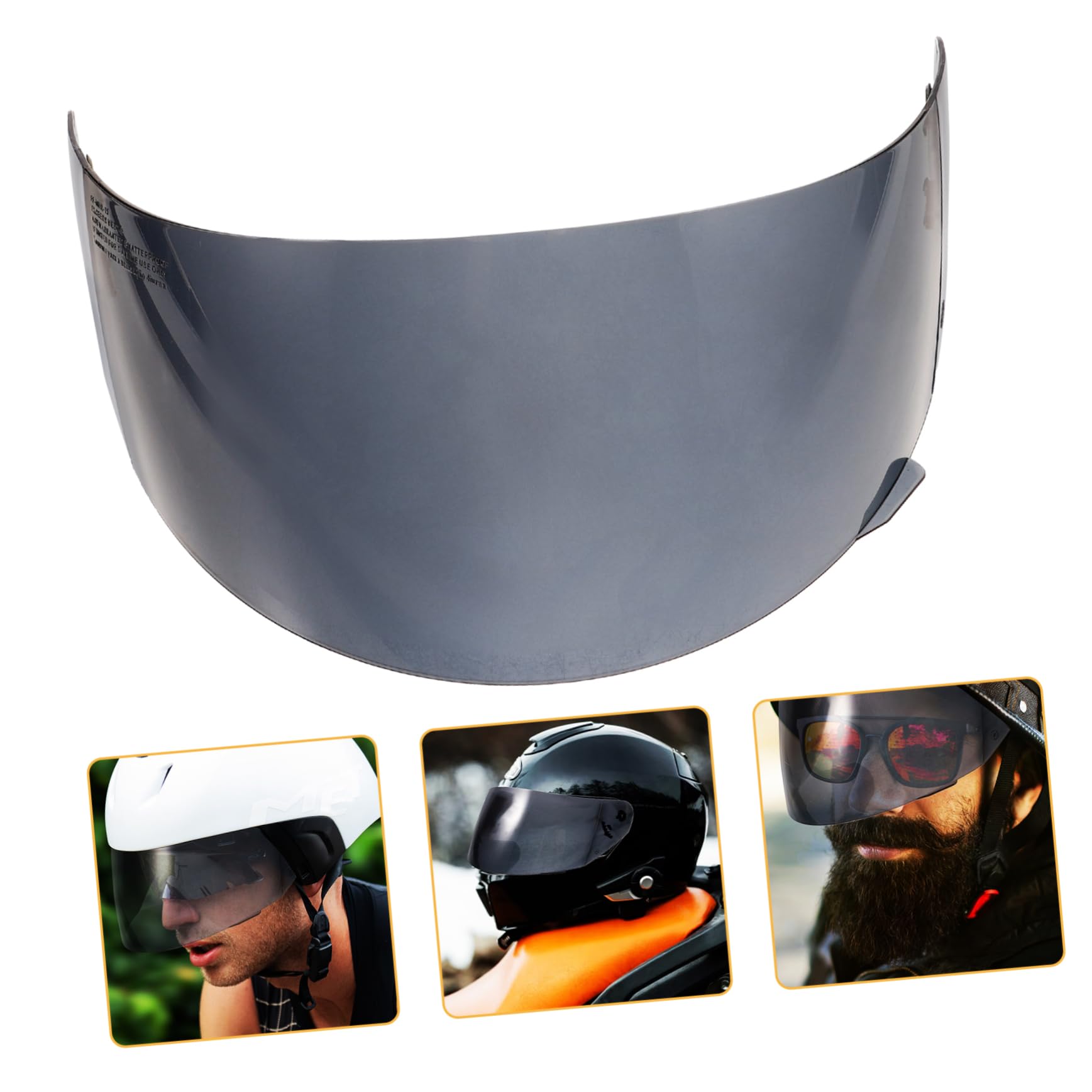 SOESFOUFU Motorradhelmgläser, Tragbare Motorradhelmlinse, Helmersatz Für Motorradlinse Für Helm, Motorradhelmvisier, Helmschild Für Motorradhelmzubehör von SOESFOUFU