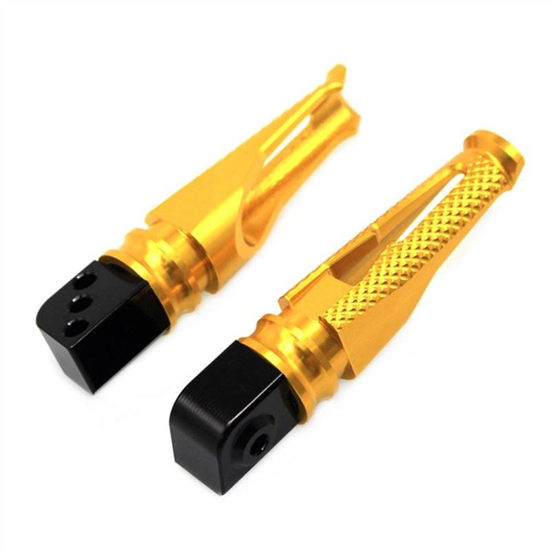 Motorrad Fußrasten Für D┐UCATI P┐anigale 1199 1098 1299 959 899 1198 Motorrad CNC Passagier Fußstütze Hinten Fußrasten Pedal(Gold) von SOFBO