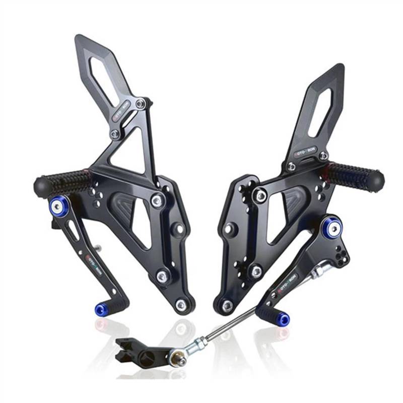 Motorrad Fußrasten Für H┐ONDA CBR250RR CBR300RR 2017 2018 2019 2020 Geändert CNC Aluminium Zubehör Motorrad Fußrastenanlage Fußstütze Fußrasten Pedal(Blue) von SOFBO