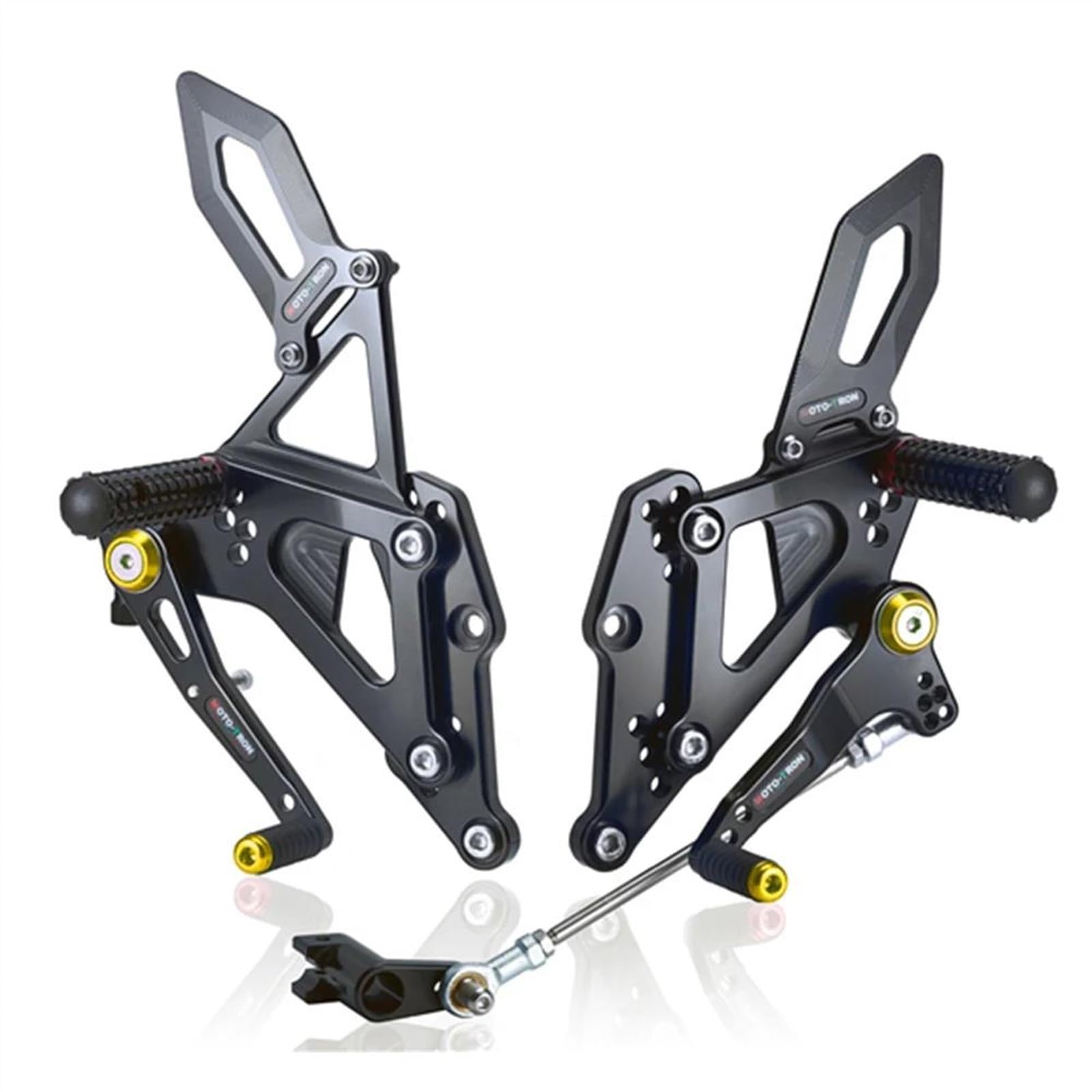 Motorrad Fußrasten Für H┐ONDA CBR250RR CBR300RR 2017 2018 2019 2020 Geändert CNC Aluminium Zubehör Motorrad Fußrastenanlage Fußstütze Fußrasten Pedal(Gold) von SOFBO