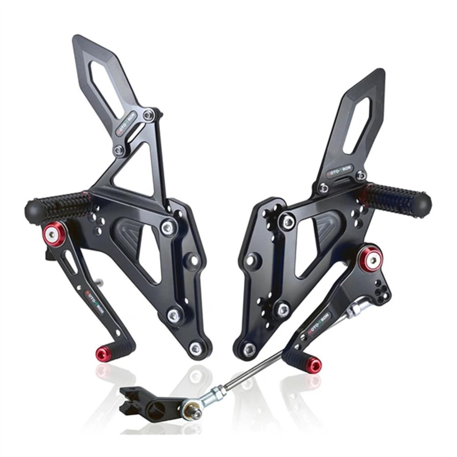 Motorrad Fußrasten Für H┐ONDA CBR250RR CBR300RR 2017 2018 2019 2020 Geändert CNC Aluminium Zubehör Motorrad Fußrastenanlage Fußstütze Fußrasten Pedal(Red) von SOFBO