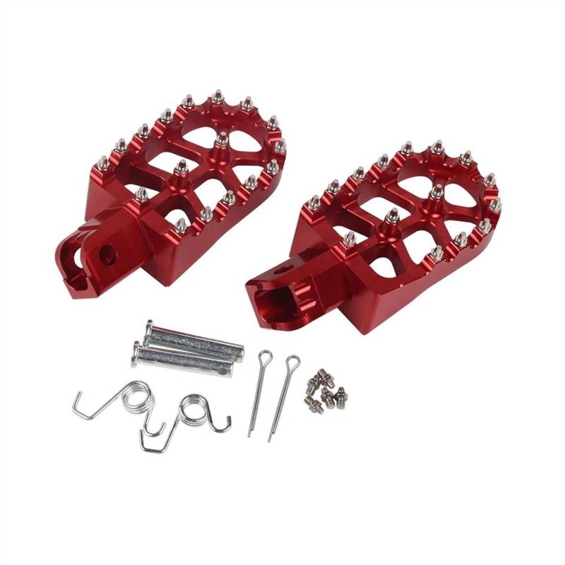 Motorrad Fußrasten Für H┐ONDA CRF XR 50 70 110 CRF50 CT200U M2R SDG DHZ SSR KAYO Motorrad Zubehör Fußrasten Fußrasten Fußrasten Pedal(Red) von SOFBO