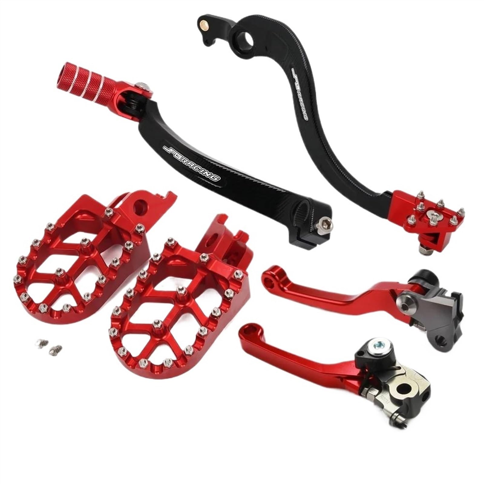 Motorrad Fußrasten Für H┐ONDA CRF250R CRF250X CRF250L CRF450R CRF250RX Motorrad CNC Shifter Shift Fuß Bremse Kupplung Pedal Hebel Fußrasten ruht(CRF250X 2004-2017) von SOFBO