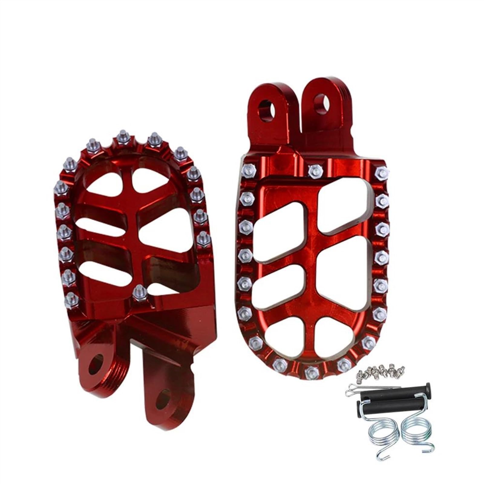 Motorrad Fußrasten Für H┐ONDA XR650L XR650R XR600R XR600 XR650 XR 650L 650 LR 650R Zubehör Motorrad Fußrasten Fußrasten Fußrasten Rest Pedal(Red) von SOFBO