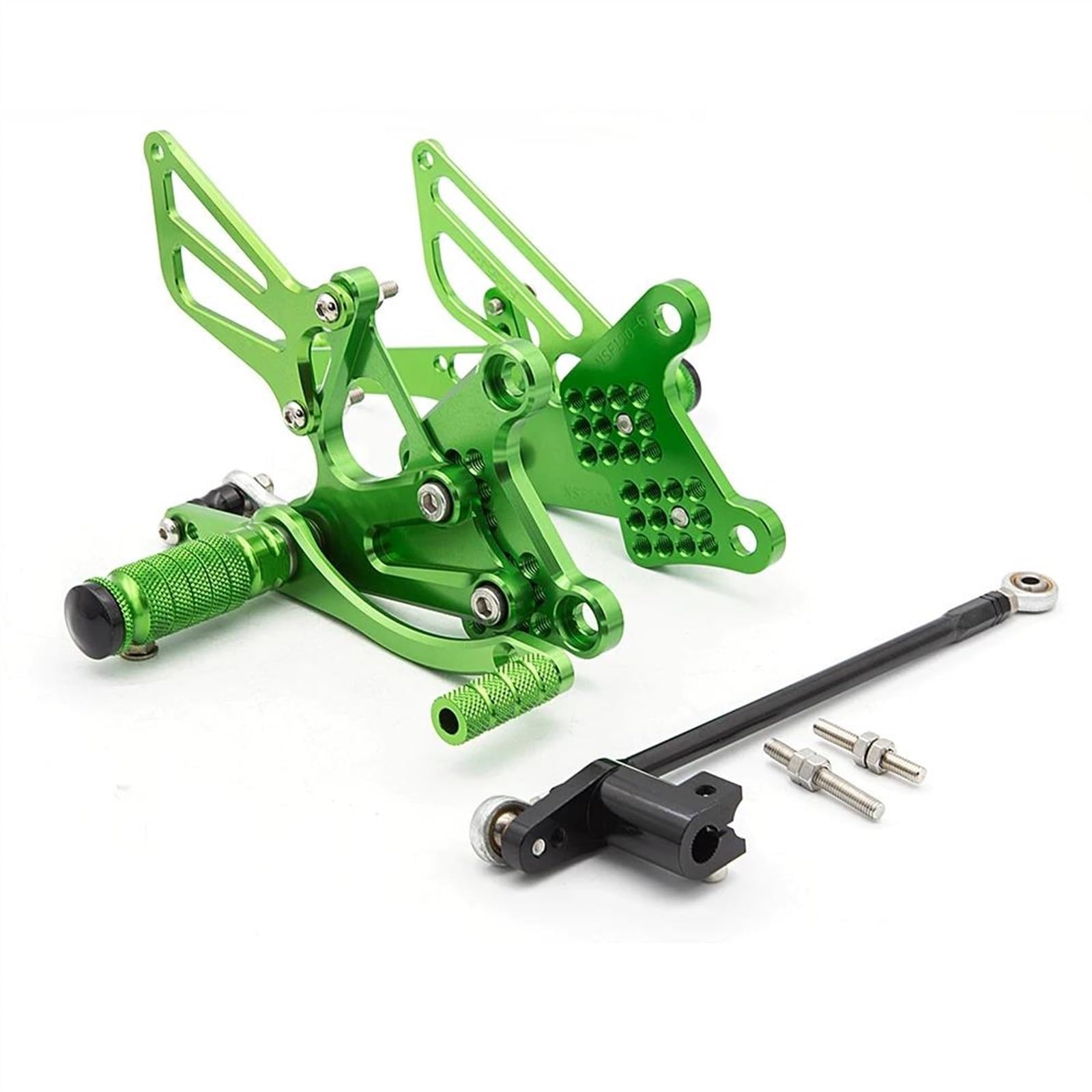 Motorrad Fußrasten Für H┐onda NSF100 NSR50 NSF 100 NSR 50 2004-2010 Einstellbare Motorrad Fußstütze Hinten Set Fußraste CNC GP Shifter Fußrastenanlage Fußraste(Green) von SOFBO