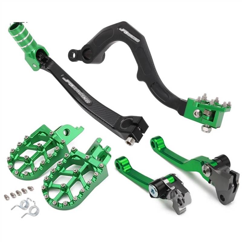 Motorrad Fußrasten Für K┐AWASAKI KX250F 2006-2018 KX450F 2009-2018 Motorrad CNC Shifter Shift Fuß Bremse Kupplung Pedal Hebel Fußrasten ruht(KX250F 2006-2008) von SOFBO