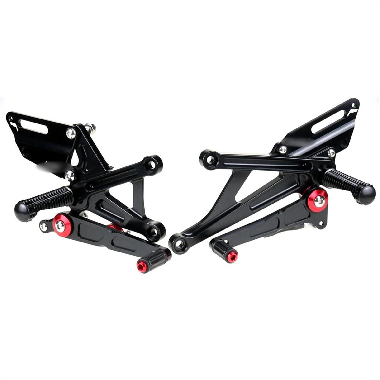 Motorrad Fußrasten Für K┐AWASAKI N┐INJA H2 Fußrasten Rest Fußrastenanlage Hinten Set Fußstütze H2 Motorrad Modifizierte CNC Aluminium Einstellbare Fußrasten Fußraste(Black) von SOFBO