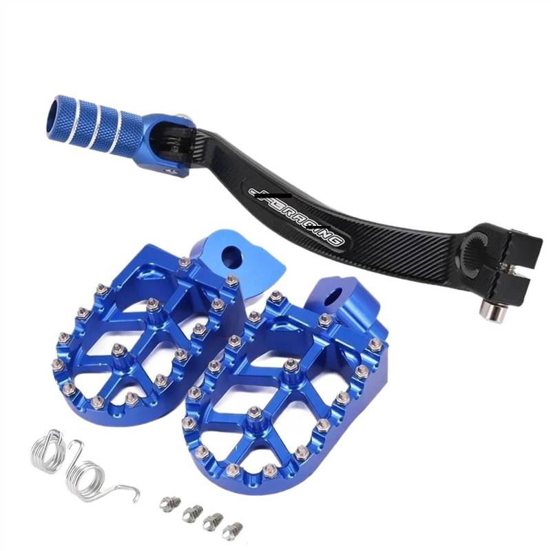 Motorrad Fußrasten Für Y┐amaha YZ250F WR250F WR450F YZF250 WRF250 WRF450 YZ-F 250 WR 450F 06-21 Motorrad CNC Fußrasten Fußrastenstützen Schaltpedale(Set) von SOFBO