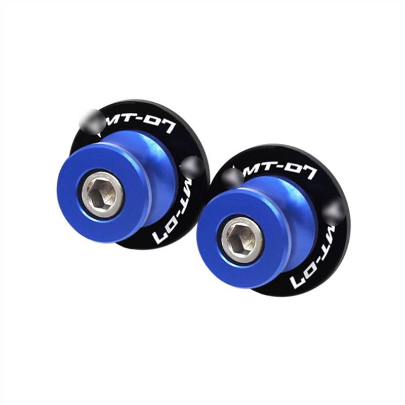 Sturzpads Motorrad 6MM Für Y┐AMAHA MT-07 FZ-07 MT 07 FZ07 2015-2022 2021 MT07 Logo Motorradzubehör CNC Schwingenspulen Slider Stand Schrauben(Blue,A) von SOFBO