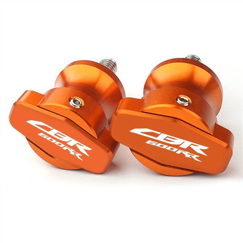 Sturzpads Motorrad 8 MM Motorrad Schwinge Sliders Spulen Ständer Slider Schrauben Für H┐onda CBR600RR C┐BR 600RR 600 RR 2003-2013 2014 2015 2016 2017(Orange) von SOFBO