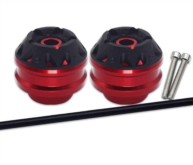 Sturzpads Motorrad Für B┐MW F800R F800S F800GT F800ST F 800 R 800GT Motorrad CNC Vorderachse Gabel Radkappe Crash Sliders Fallschutz Pad Kit(Red) von SOFBO