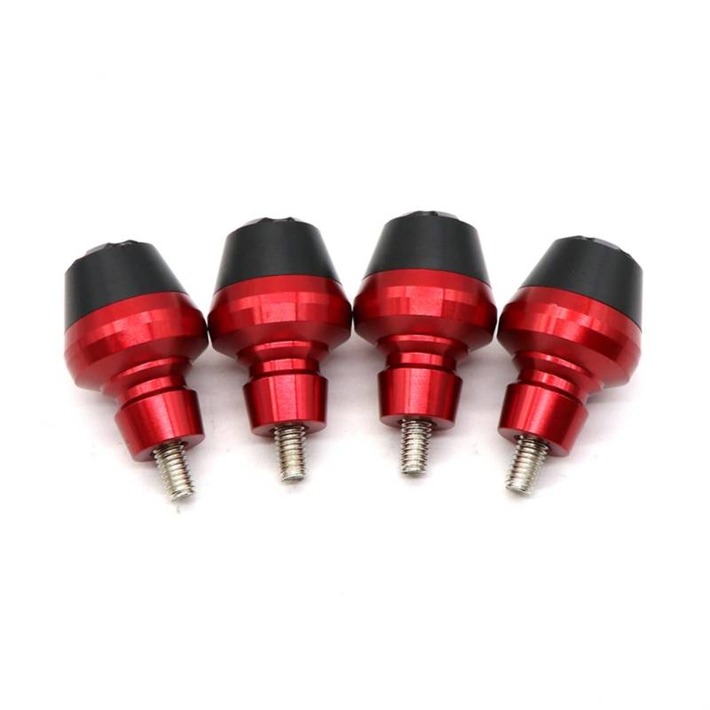 Sturzpads Motorrad Für H┐onda MSX125 Motorrad 6mm Kotflügel vorne Schieber Schraube Schraube Gabelschutz(Red) von SOFBO