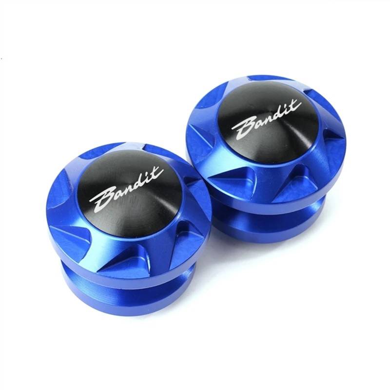 Sturzpads Motorrad Für S┐UZUKI B┐andit 650S GSF 250 600 600S 1200 1250 B┐ANDIT M8 Schwinge Spule Slider Stand Schrauben Motorrad Zubehör(Blue) von SOFBO