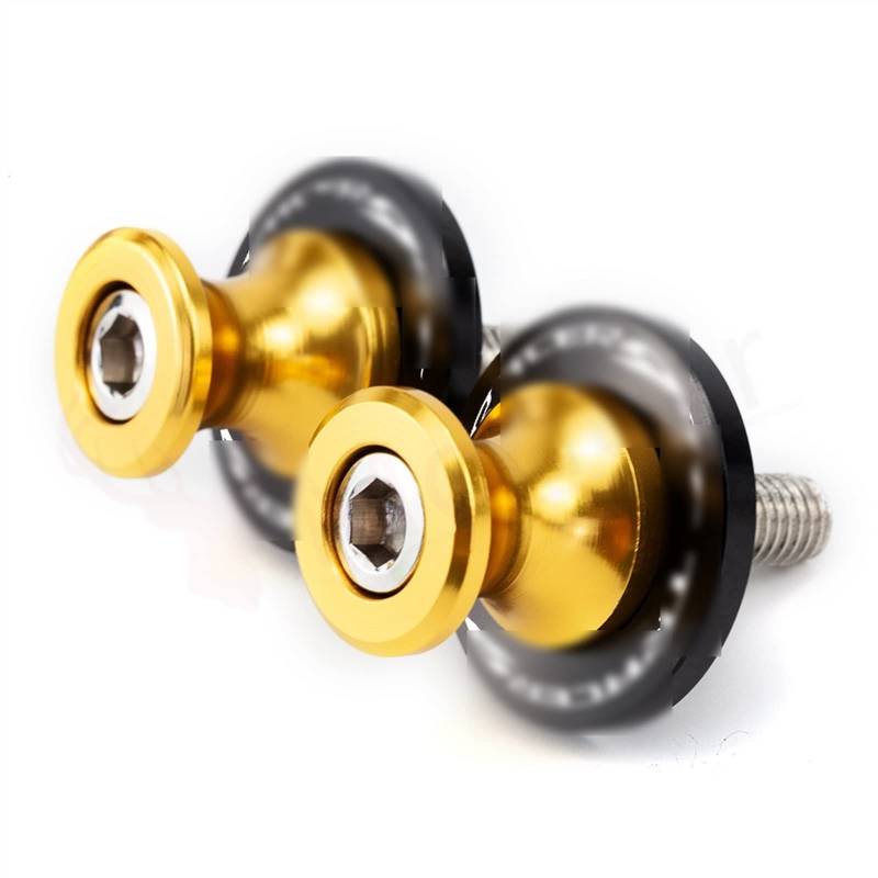 Sturzpads Motorrad Für Y┐AMAHA T┐Racer 700 Tracer700 2015 2016 2017 2018 2019 2020 M6 Motorrad Block Rahmen Schwinge Spulen Sliders(Gold) von SOFBO