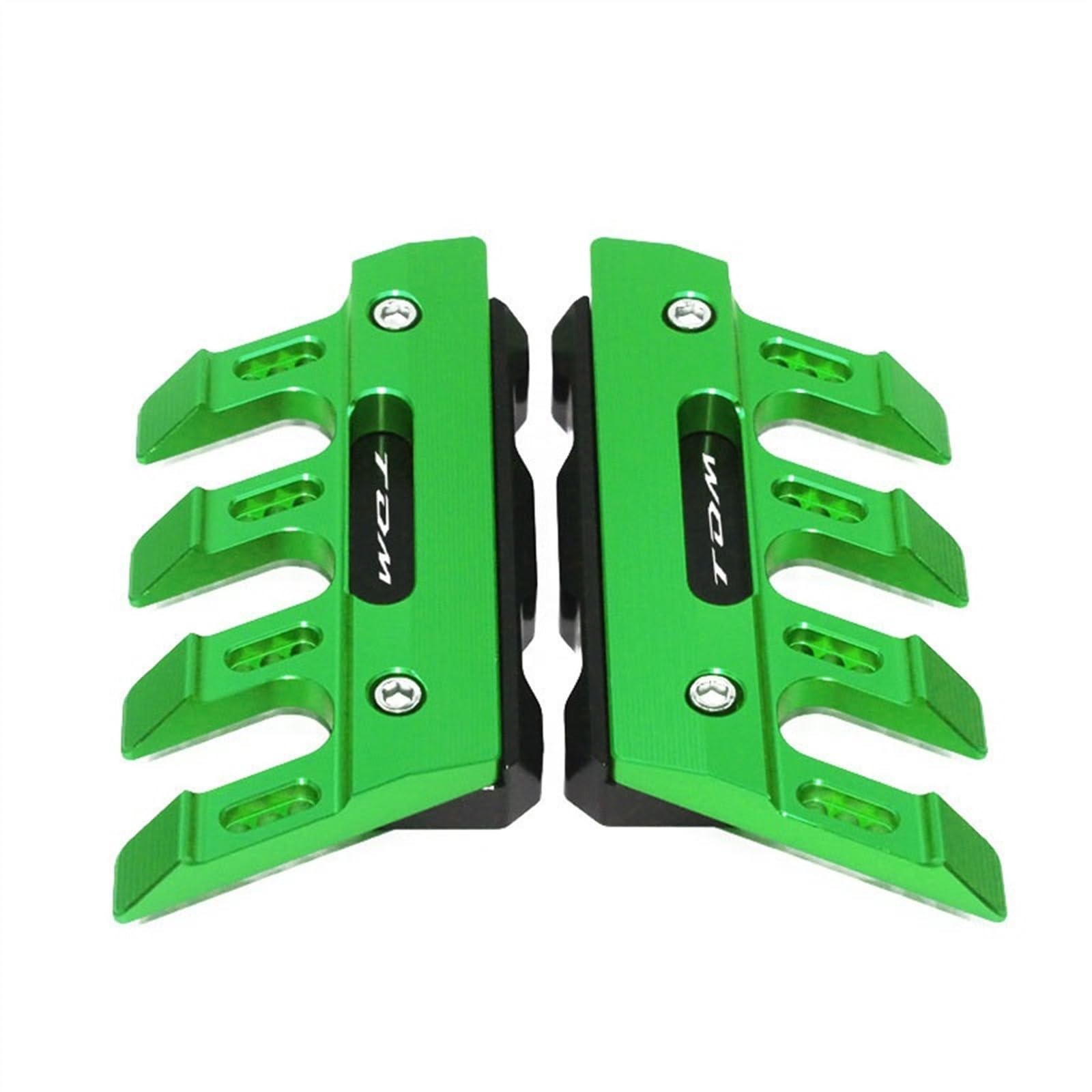 Sturzpads Motorrad Für Y┐AMAHA TDM 900 TDM900 Motorrad CNC Zubehör Kotflügel Seitenschutzblock Vorderer Kotflügel Anti-Fall-Schieber Mit Logo(Green,with Logo) von SOFBO