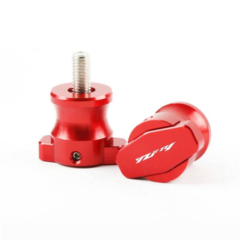 Sturzpads Motorrad Für Y┐AMAHA YZF-R6 YZFR6 YZF R6 Motorradrahmenständer 6 Mm Schrauben Schieber Schwingenspulen Schieber M6(Red) von SOFBO