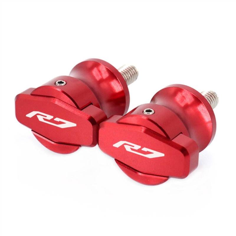 Sturzpads Motorrad Für Y┐AMAHA YZF-R7 YZF R7 YZFR7 YZFR 7 2021-2023 Motorrad CNC Rahmenständer Schrauben Schieber Schwingenspulen Schieber(Red) von SOFBO