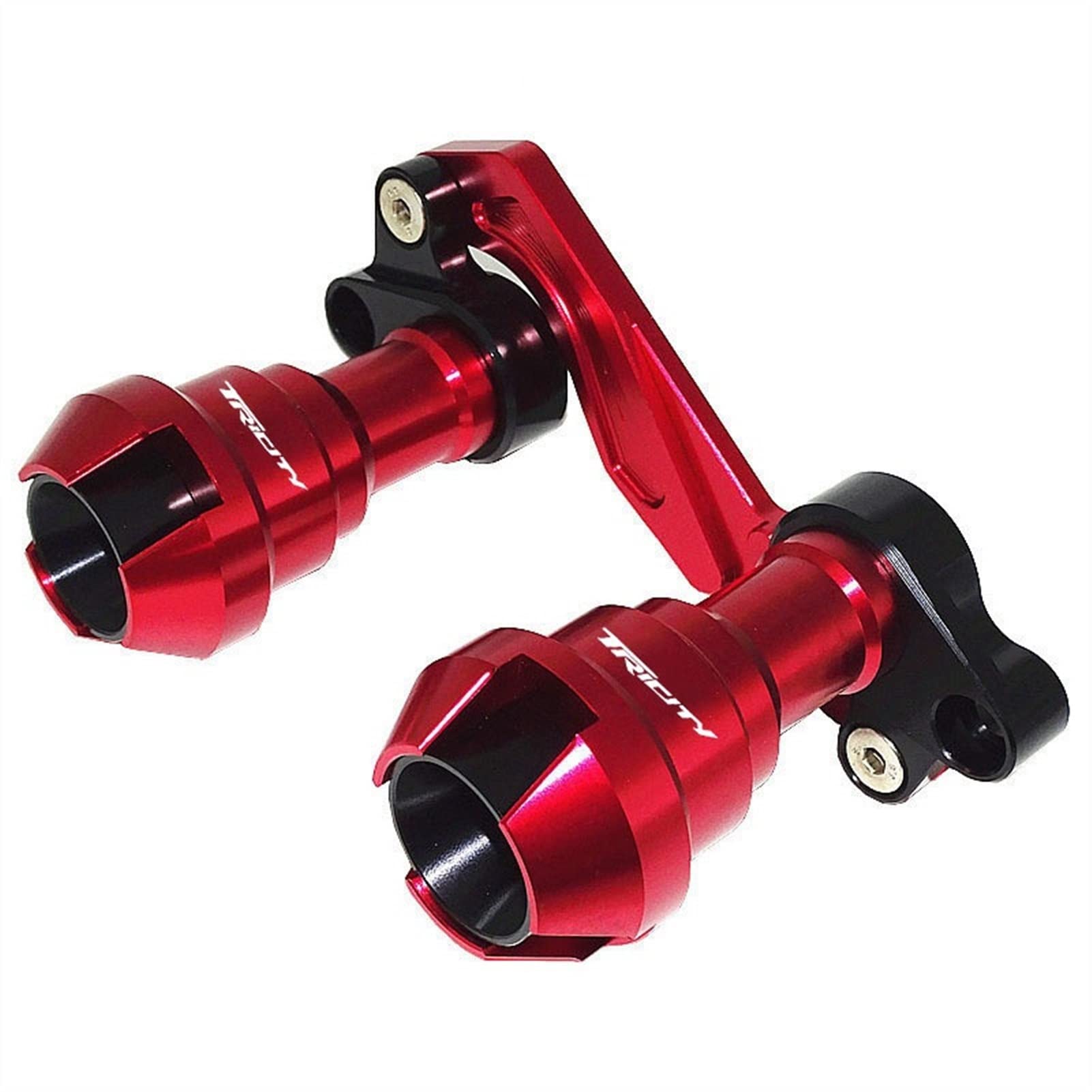 Sturzpads Motorrad Für Y┐amaha Für T┐ricity 155 Für Tricity155 Zubehör Schalldämpfer Rohr Rahmen Schutz Rahmen Slider Anti Crash Protector(Red) von SOFBO