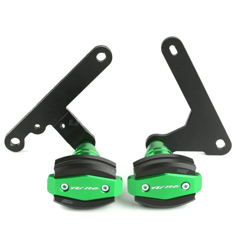 Sturzpads Motorrad Für Y┐amaha YZF-R6 2017 2018 2019 2020 2021 YZFR6 YZF R6 Rahmenschieber Sturzpad Motorschutz Fallschutz(Green,B) von SOFBO