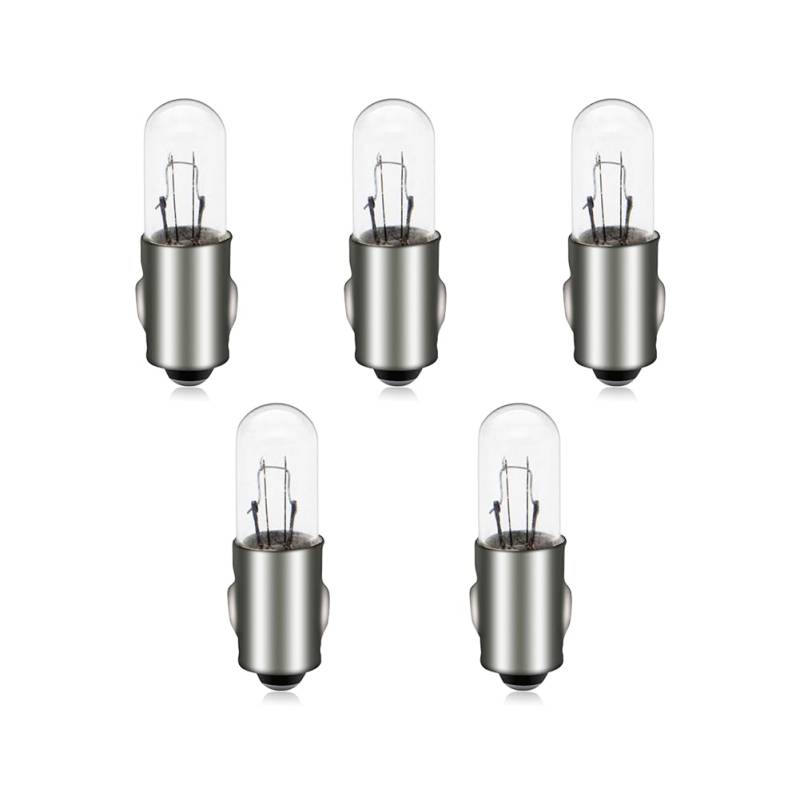 SOFOC-BA7S Innenlampen für Auto Armaturenbrett Anzeigelampen Auto Dome Light Kartenlampe Kofferraumbeleuchtung usw. 12V 2W Warmweiß 5 Stück von SOFOC