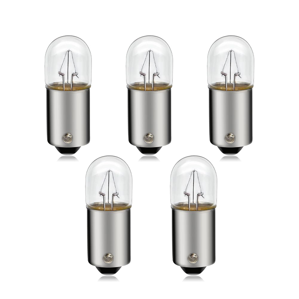 SOFOC-BA9S Innenlampen für Auto Armaturenbrett Anzeigelampen Auto Dome Light Kartenlampe Kofferraumbeleuchtung usw. 24V 4W Warmweiß 5 Stück von SOFOC