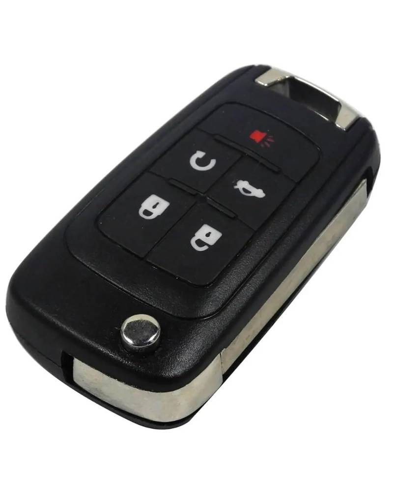 Autoschlüsselgehäus 20p Flip Folding Remote Autoschlüssel Shell Für Cruze Für Epica Für Lova Für Camaro Für Impala 2 3 4 5 Taste HU100 Autoschlüsselhülle(5 Buttons) von SOHINI