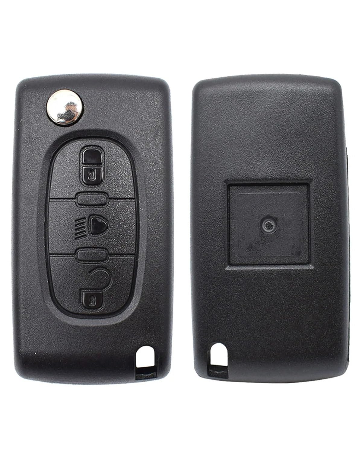 Autoschlüsselgehäus 3 Tasten Auto Flip Remote Key Fall Abdeckung Shell Fob Für C2 Für C3 Für C4 Für C5 Für C6 C8 VA2 CE0523 Autoschlüsselhülle von SOHINI