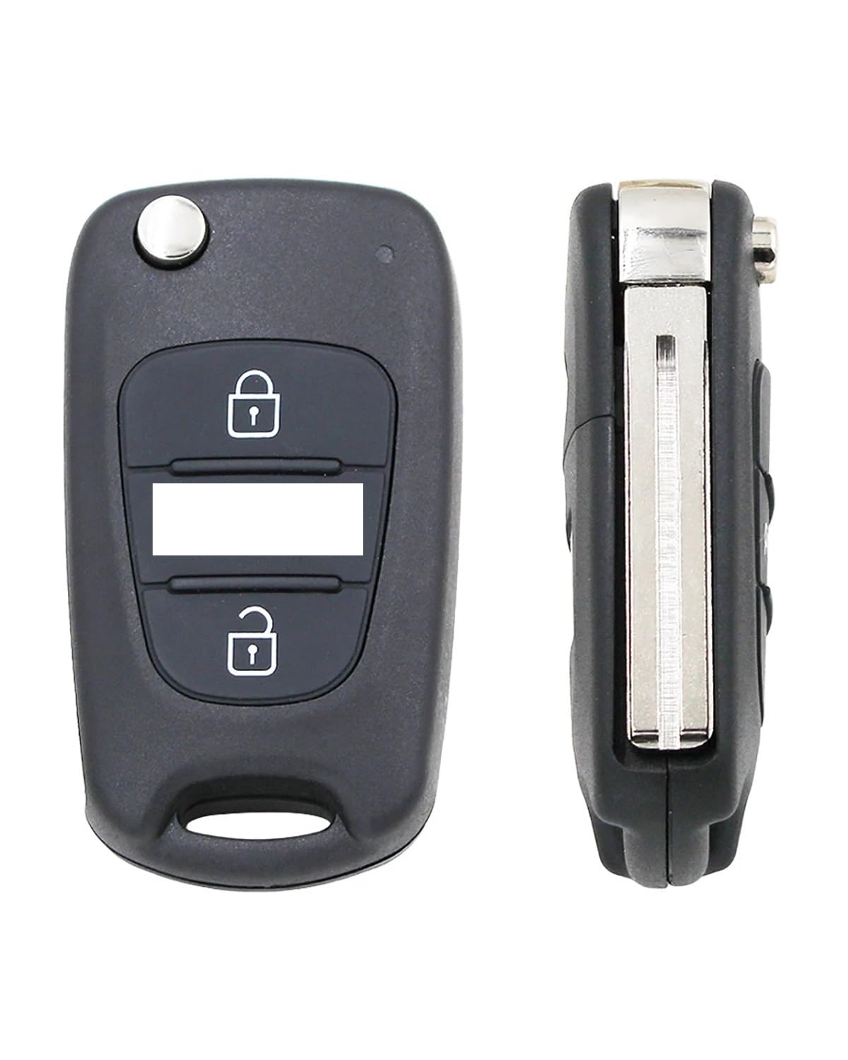 Autoschlüsselgehäus 3 Tasten Fernbedienung Autoschlüssel Shell Für Kia Für Picanto Für Sportage Für K5 Für Rio Picanto Flip Folding Remote Key Case Autoschlüsselhülle(for Picanto) von SOHINI