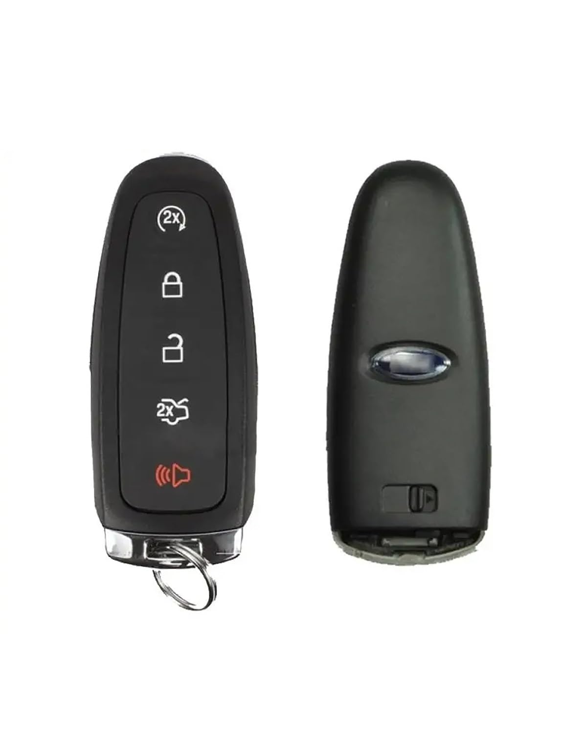 Autoschlüsselgehäus 5 Tasten Silikon Auto Keyless Fob Shell Fall Für Ford Für Edge Escape Für Focus Taurus Für Explorer Flex C-MAX Autoschlüsselhülle von SOHINI