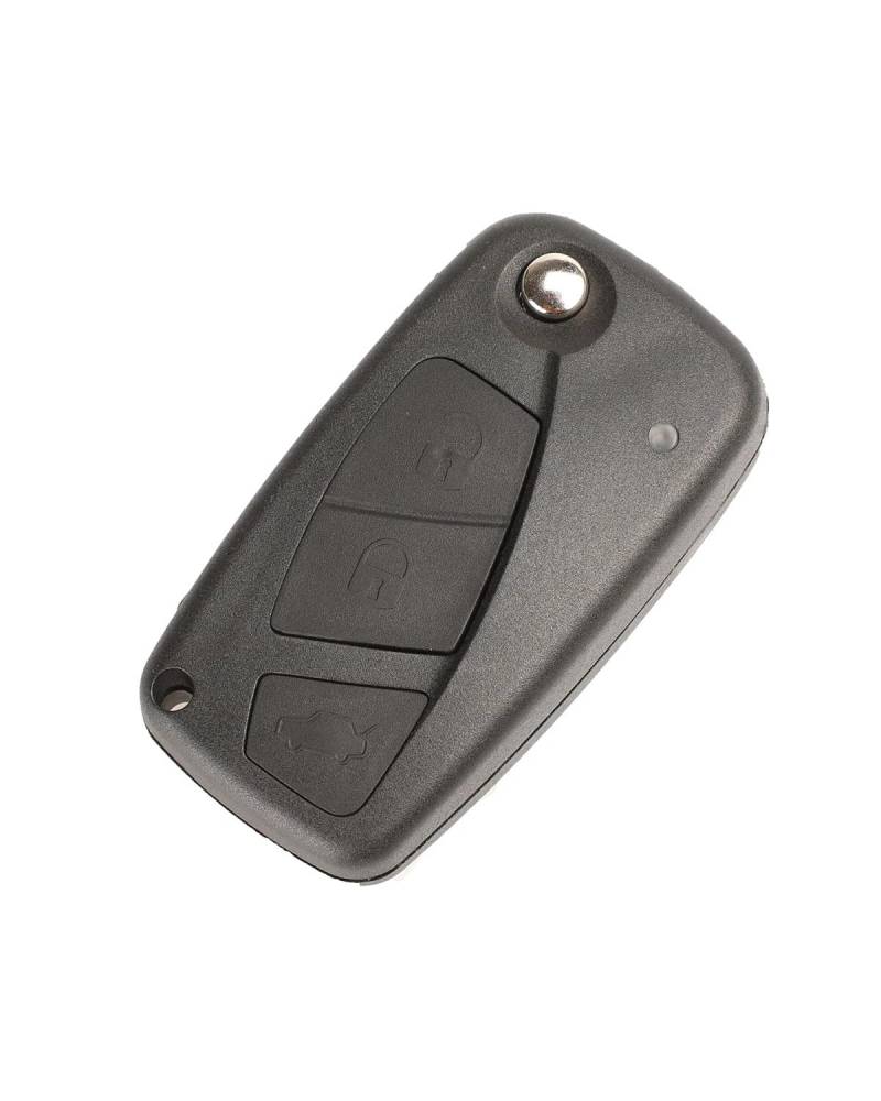 Autoschlüsselgehäus Klappbare Autoschlüsselhülle Mit Fernbedienung Für Punto Für Ducato Für Stilo Für Panda Für Idea Für Doblo Für Bravo Keyless-Fob 3B Autoschlüsselhülle(3B-Black) von SOHINI