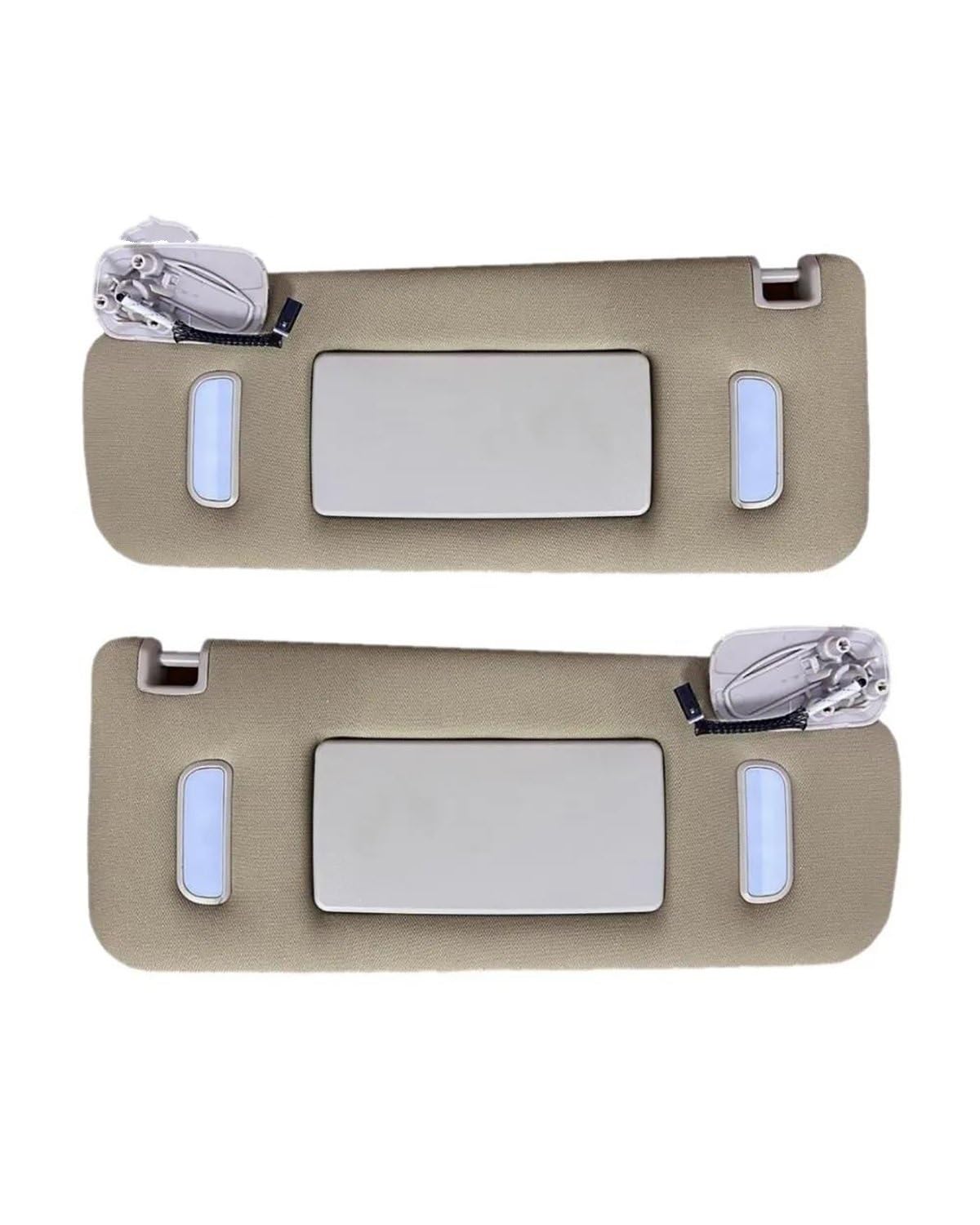 Blendschutz Auto Sonnenblende Für Tahoe Für GMC Für Yukon 2007-2014 Für Sierra Für Suburban Auto Sonnenblende Beige Linke Seite Rechte Seite Fahrer Beifahrerseite Auto Visier(Beige Left and Right) von SOHINI