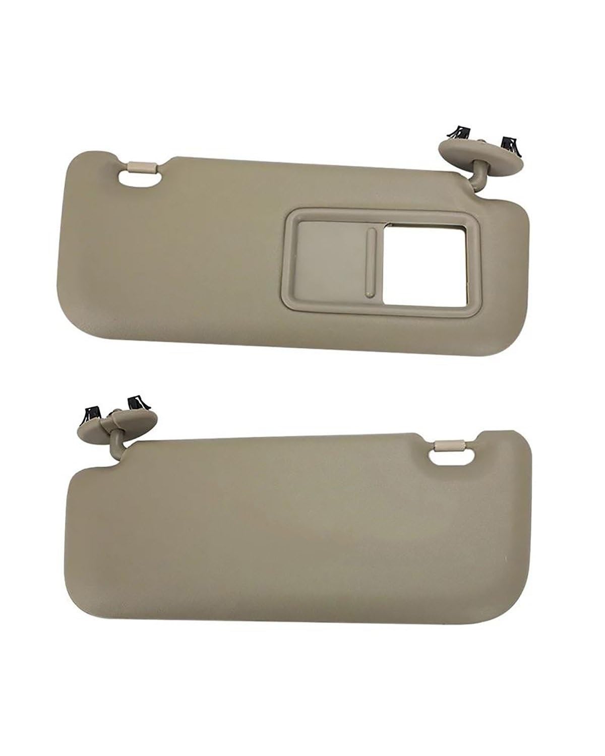 Blendschutz Auto Sonnenblende Für Toyota Für Auris Für Corolla 2010 2011 2012 2013 Auto Sonnenblende Mit Spiegel Links Rechts Seite Fahrer Beifahrerseite Innen Auto Visier(Beige 1 Set) von SOHINI