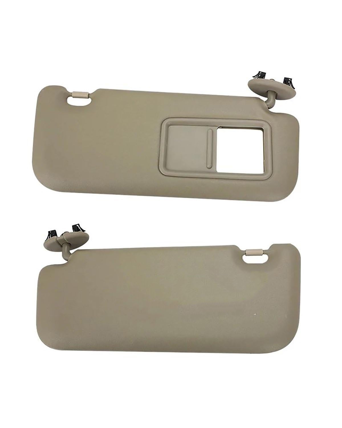 Blendschutz Auto Sonnenblende Für Toyota Für Auris Für Corolla 2010 2011 2012 2013 Autoinnenraum-Sonnenblende Mit Spiegel Grau Links Rechts Seite Fahrer Beifahrerseite Auto Visier(Beige 1 Set) von SOHINI