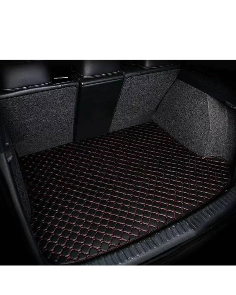 Boot Mat Boot Liner Auto Kofferraum Matten Für Murano 2021 2020 2019 2018 2017 2016 2015 Cargo Liner Teppiche Innenausstattung Kofferraummatte(Black-red) von SOHINI