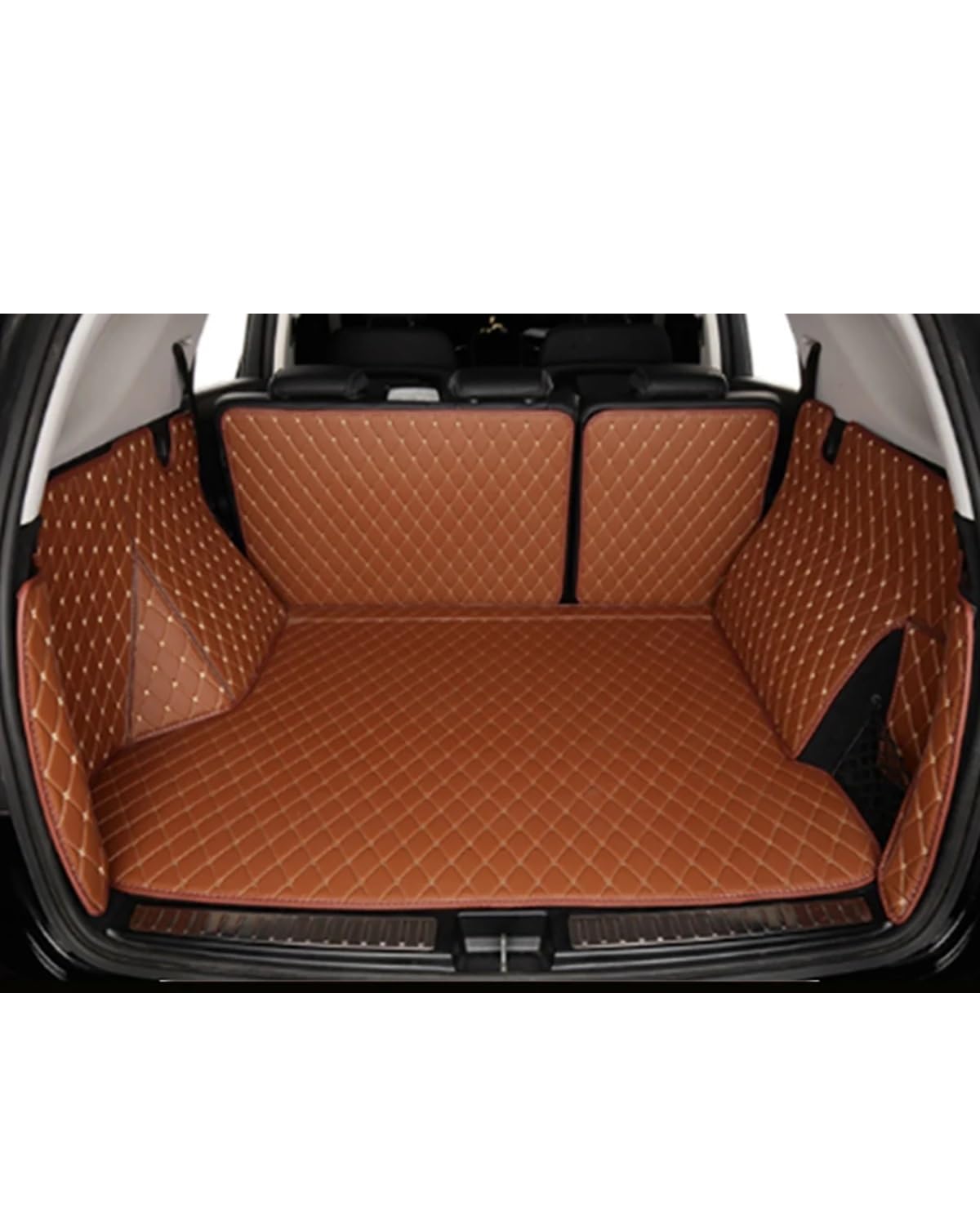 Boot Mat Boot Liner Für 3 Für G21 Für Touring 2019 2020 2021 2022 Auto Zubehör Kofferraum Matte Kofferraummatte(1Brown) von SOHINI