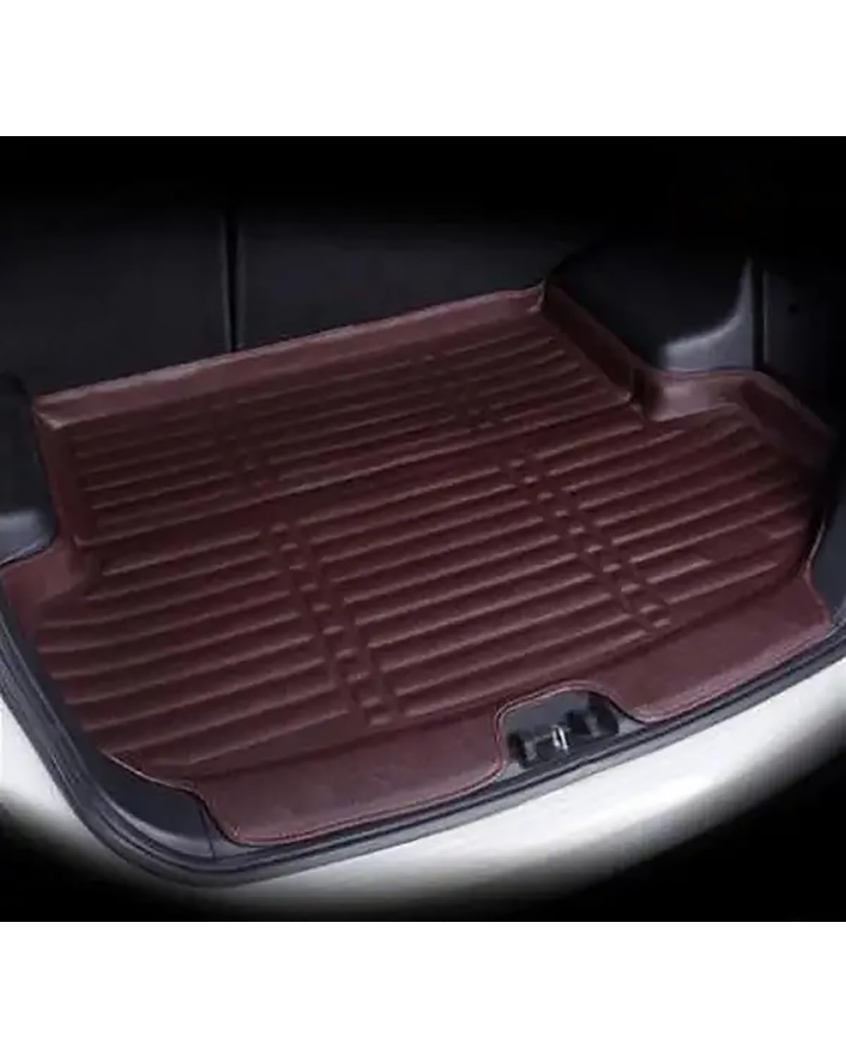 Boot Mat Boot Liner Für 3008 2016 2017 2018 2019 Auto Styling Stamm Liner Koffer Cargo Mat Fach Boden Teppich Schlamm Pad Schutz Kofferraummatte(1) von SOHINI