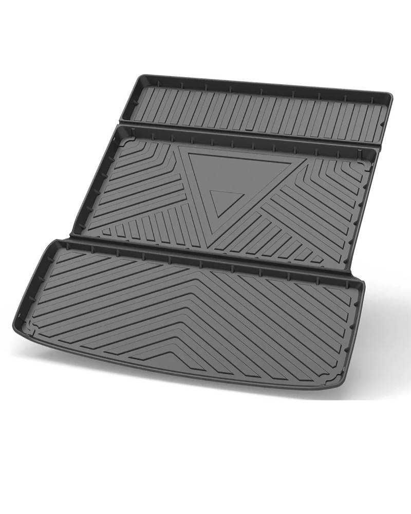 Boot Mat Boot Liner Für Benz Für GLS X166 2016-2019 Auto Car Cargo Liner rutschfeste Kofferraummatten Kofferraumwanne Teppich Innenzubehör Kofferraummatte von SOHINI