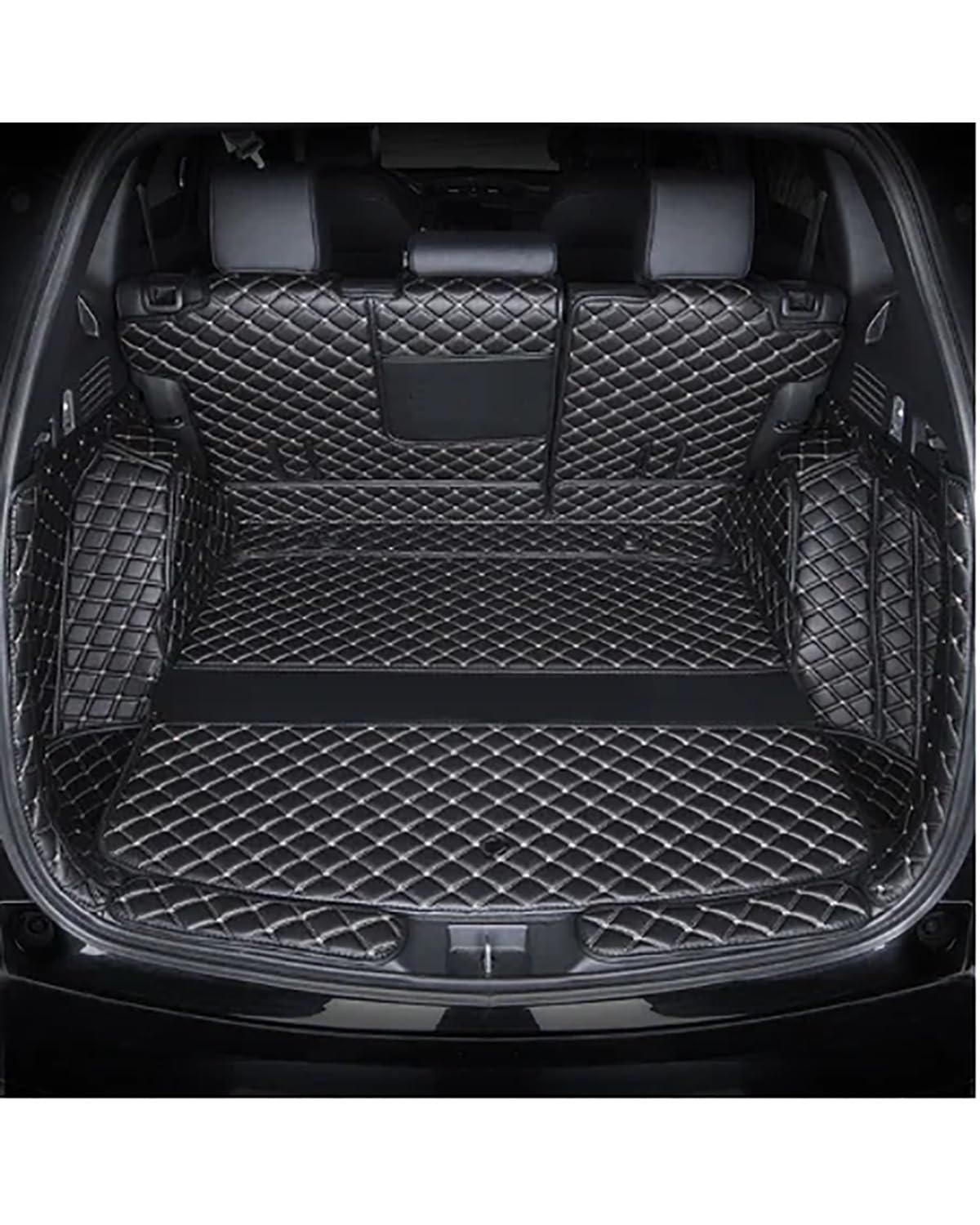 Boot Mat Boot Liner Für CRV 2007 2008 2009 2010 2011 Auto Kofferraum Matte Cargo Liner Teppich Innen Zubehör Abdeckung Kofferraummatte(E Full Cover) von SOHINI