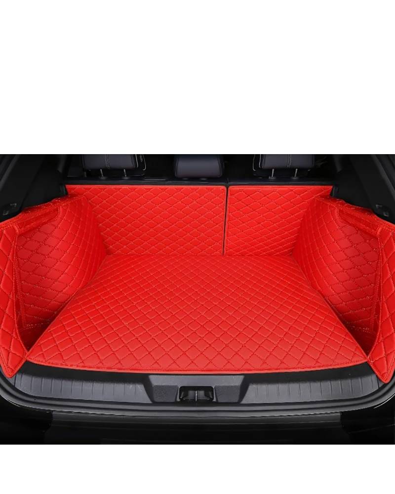 Boot Mat Boot Liner Für CRV 2008-2011 Für Jazz Für Civic Für Accord 2003 2007 Benutzerdefinierte wasserdichte Synthetisches Material Auto Zubehör Kofferraum Matte Kofferraummatte(Red) von SOHINI