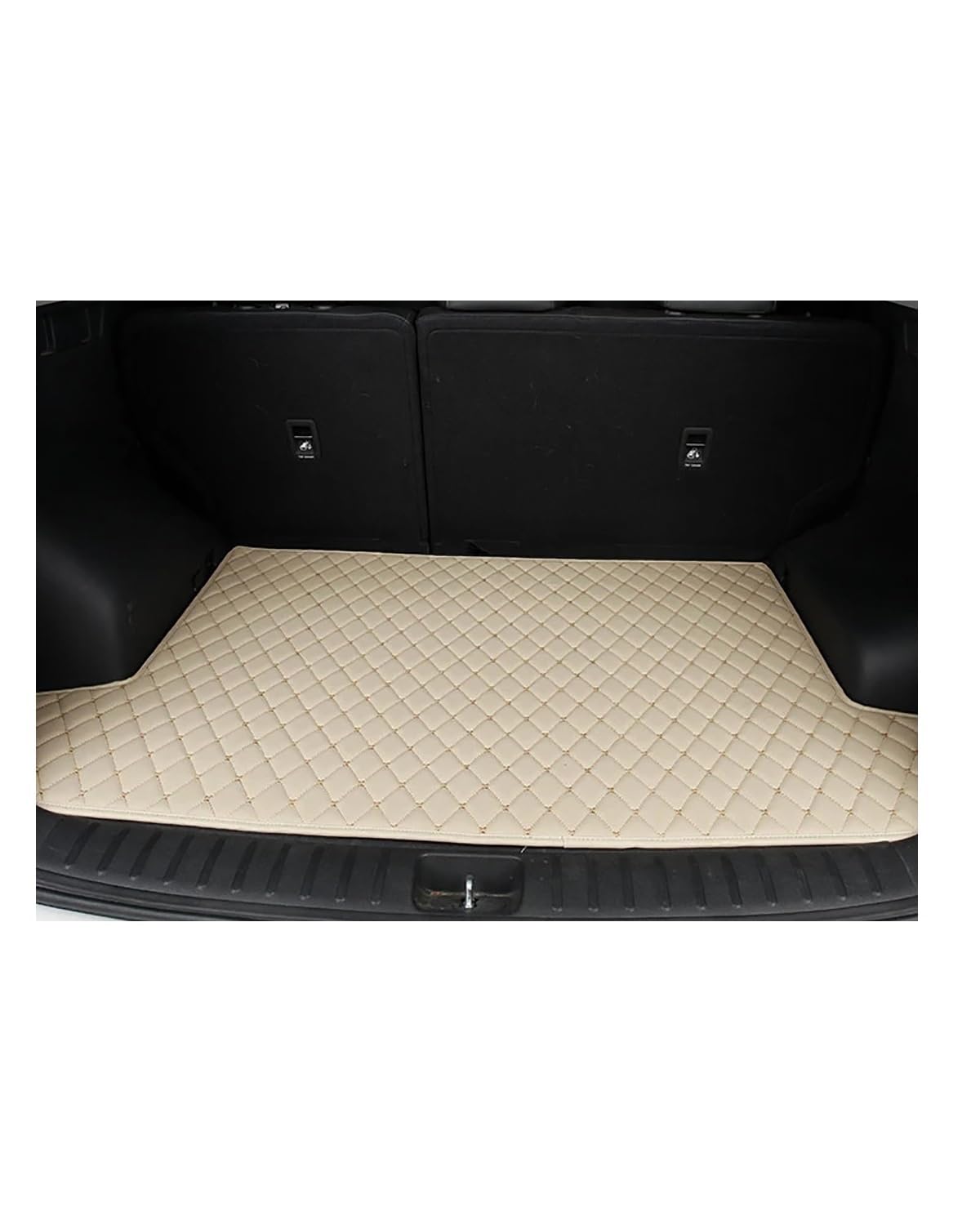 Boot Mat Boot Liner Für Cayenne Für 957 wasserdichte Synthetisches Material Auto Zubehör Kofferraum Matte Kofferraummatte(1Pcs-Beige) von SOHINI