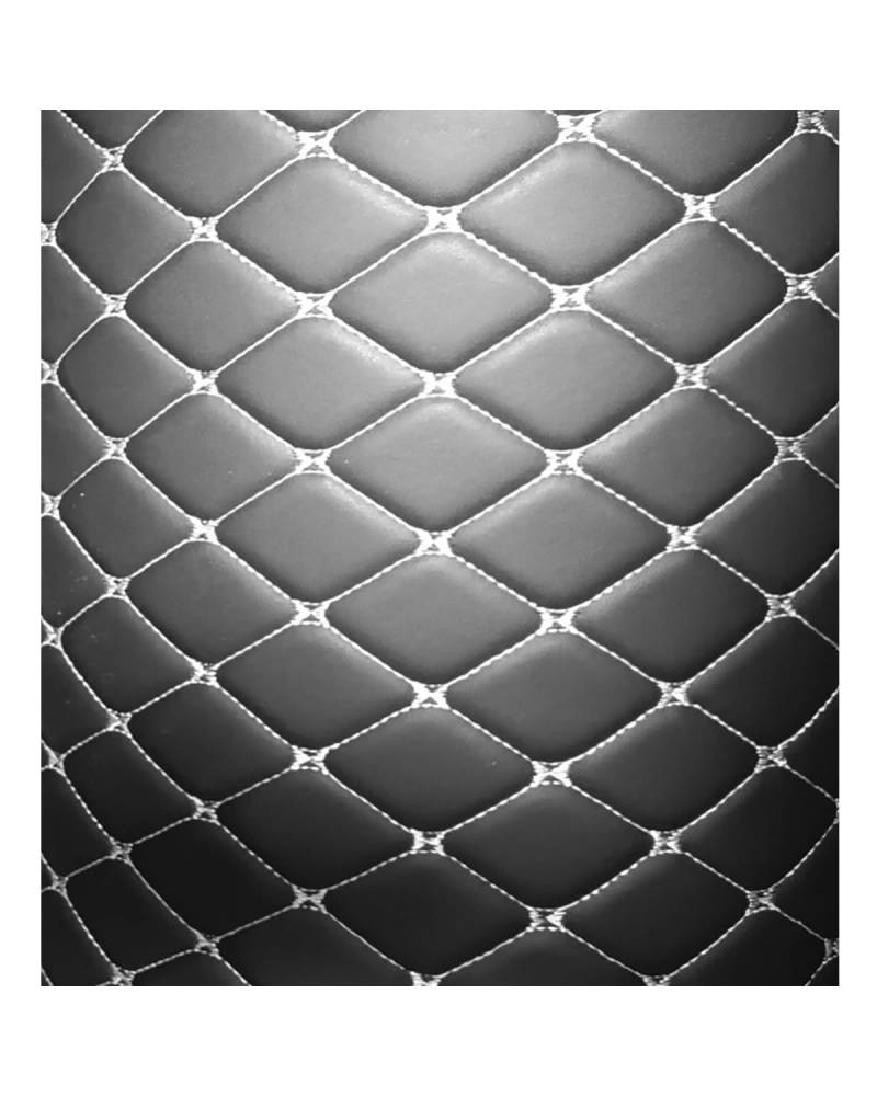 Boot Mat Boot Liner Für Cayman Für Cayenne Für Panameraes Für Boxster Für Taycan Auto Cargo-Liner Zubehör Auto Stamm Matten Kofferraummatte(Black White) von SOHINI