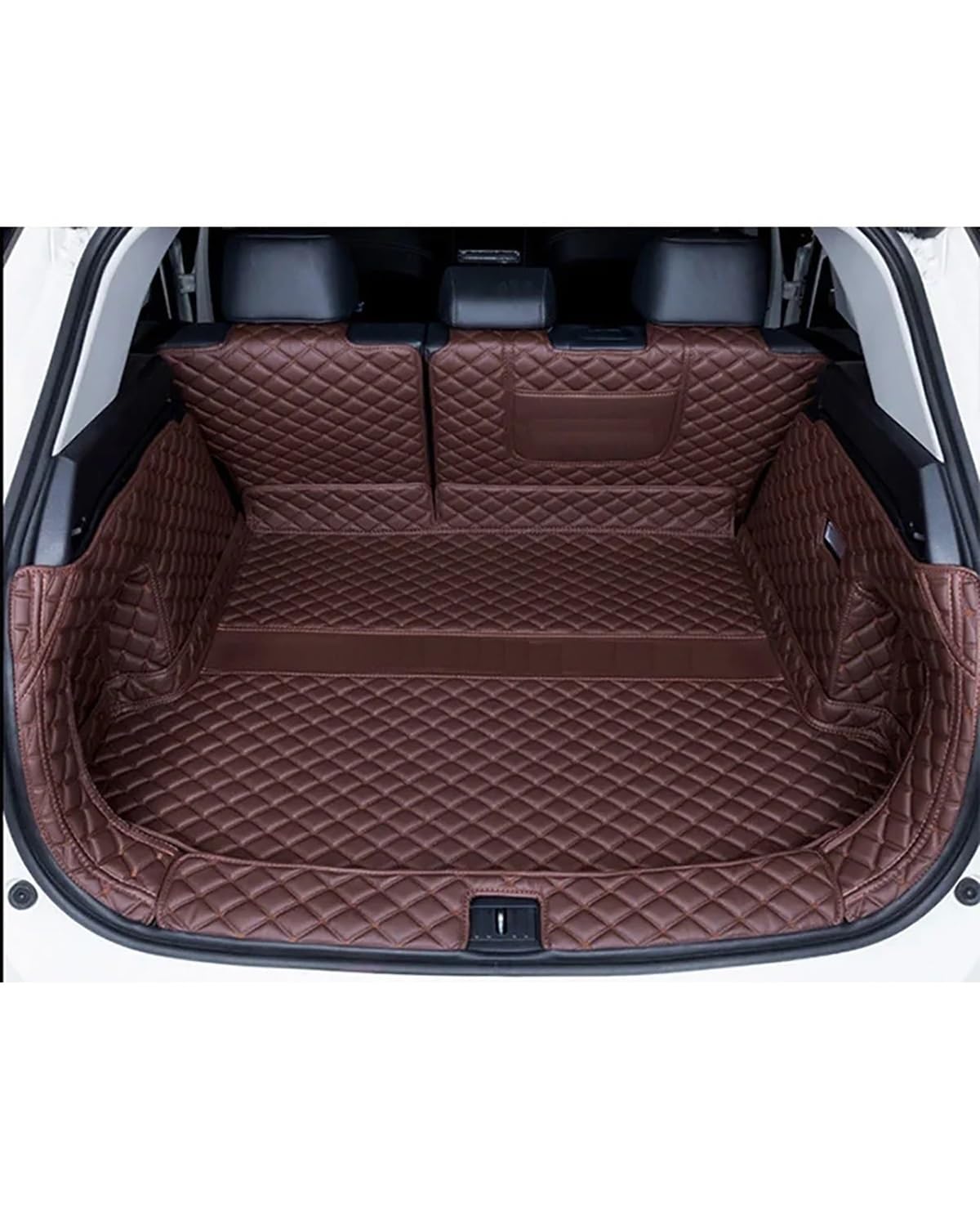 Boot Mat Boot Liner Für Changan Für CS75 Plus 2020-2024 Kofferraummatten Synthetisches Material Cargo Liner Kofferraumteppiche Heckinnendekoration Zubehör Kofferraummatte(Full Cover) von SOHINI