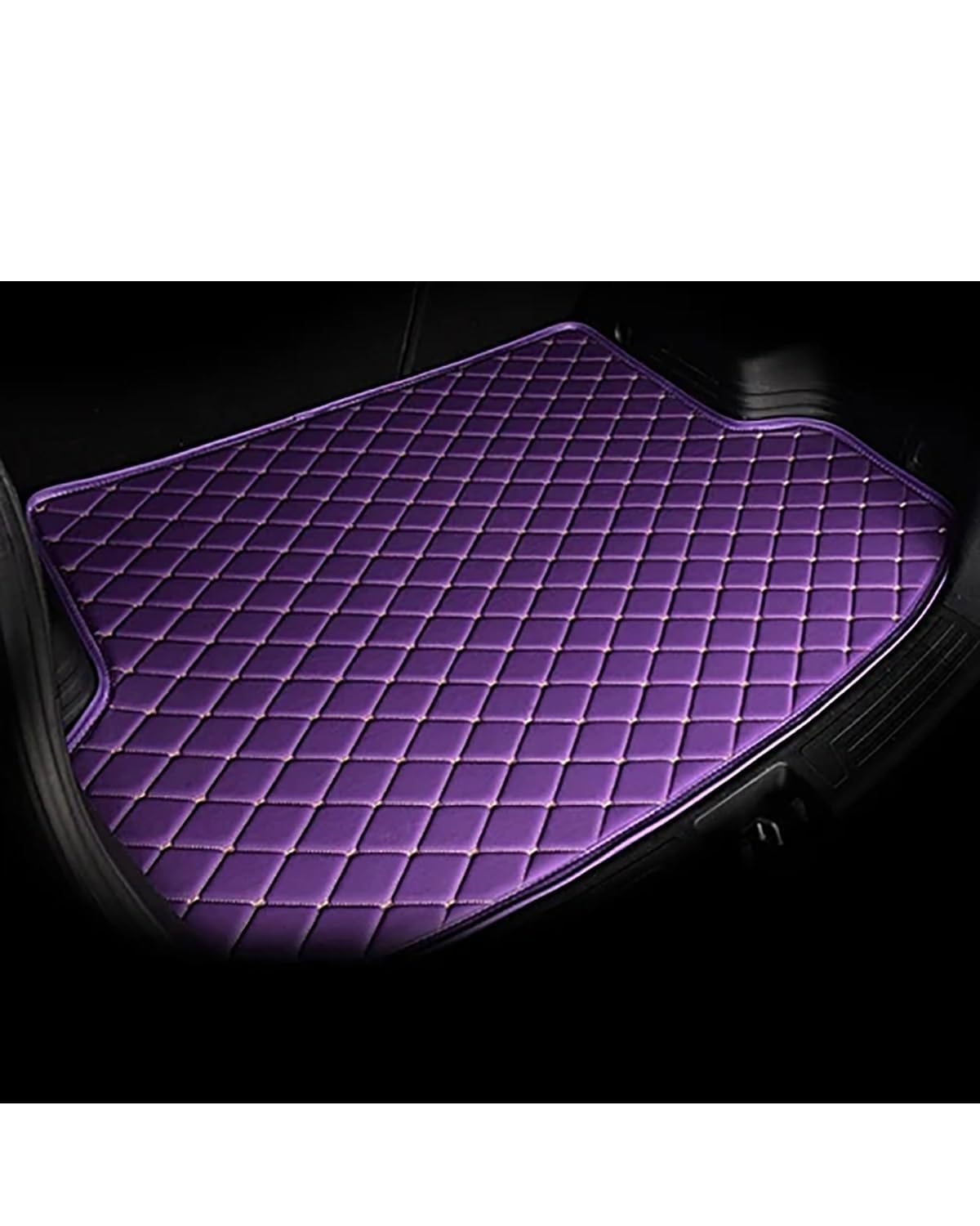 Boot Mat Boot Liner Für Changan Für DEEPAL Für SL03 Auto Cargo-Liner Autos Zubehör Auto Auto Stamm Matten Kofferraummatte(Purple) von SOHINI