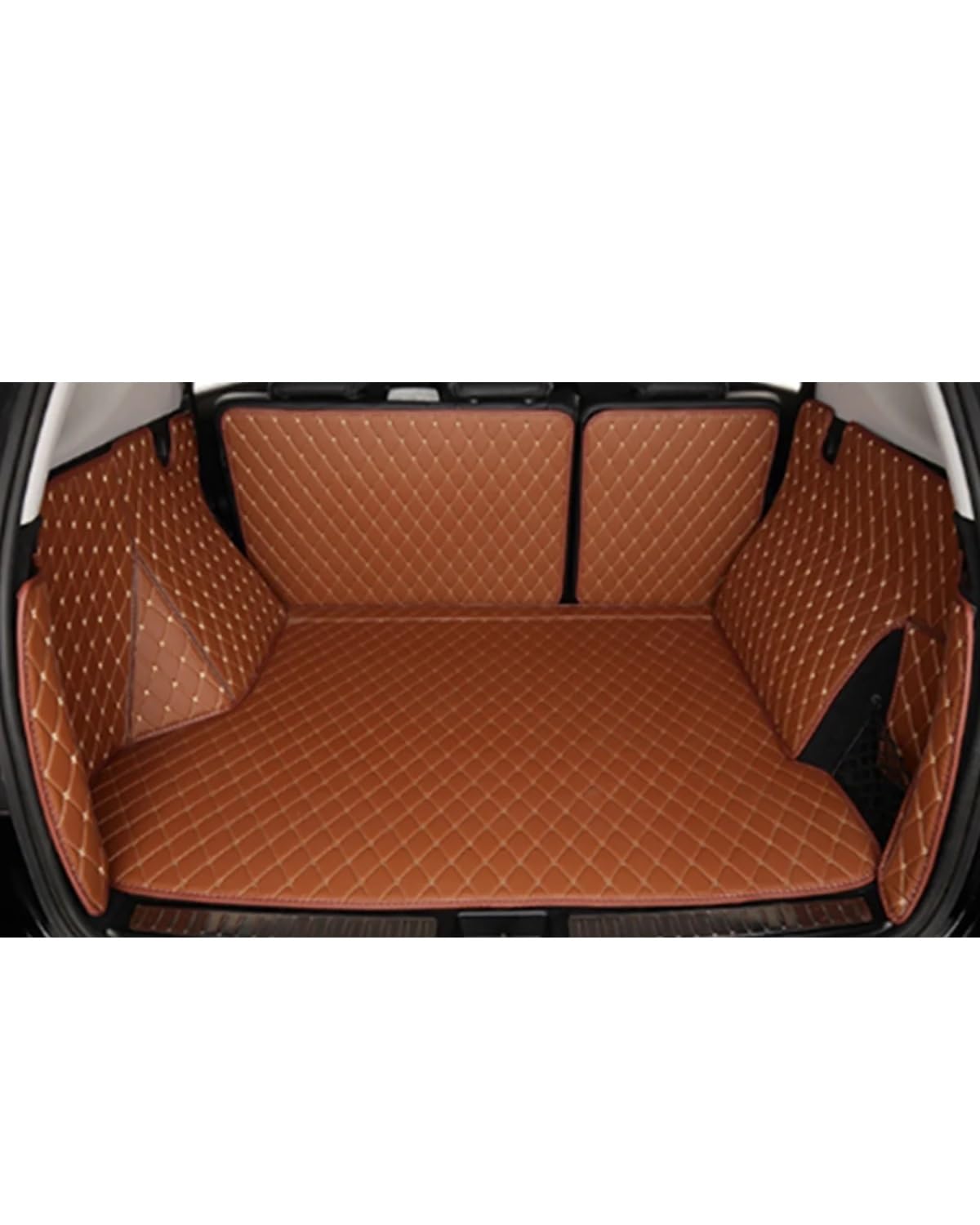 Boot Mat Boot Liner Für Espace 2016 2017 2018 2019 2020 2021 2022 2023 Auto Cargo-Liner Pads Kofferraum Teppich Auto Stamm Matten Kofferraummatte(1Brown) von SOHINI