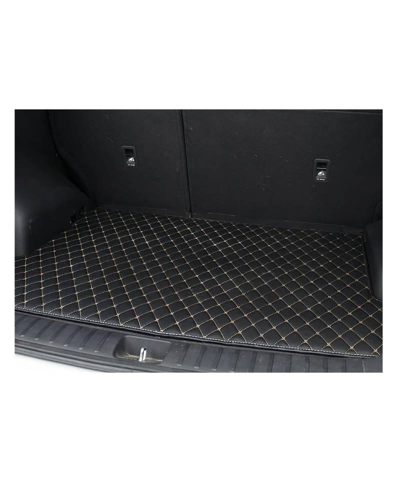 Boot Mat Boot Liner Für Haval Für Jolion 2022 H6 H9 F7 F7x Für Dagro Für Jolyon wasserdichte Synthetisches Material Auto Zubehör Kofferraum Matte Kofferraummatte(1Pcs-Black Gold) von SOHINI