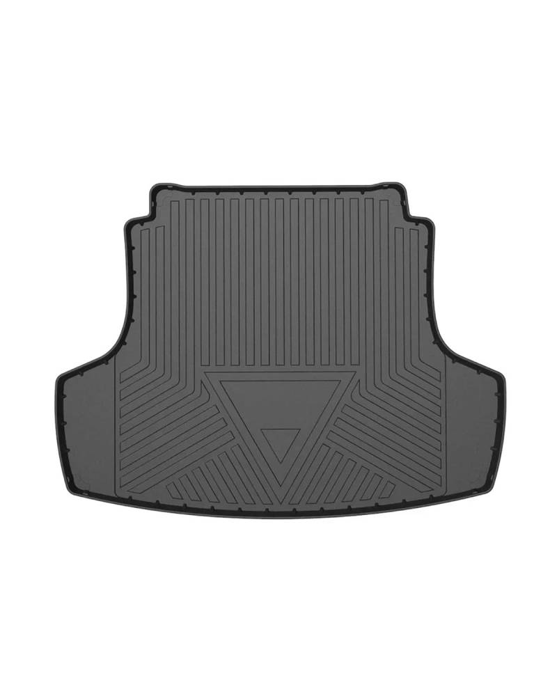 Boot Mat Boot Liner Für Hyundai Für Sonata DN8 8. 2020-2023 Auto Cargo Liner TPE rutschfeste Kofferraummatten Wasserdichtes Tablett Kofferraum Teppich Zubehör Kofferraummatte von SOHINI