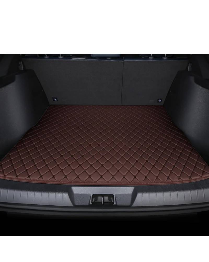 Boot Mat Boot Liner Für Kompass Für Grand Für Cherokee Wk2 Für Renegade Für Patriot wasserdichte Synthetisches Material Auto Zubehör Kofferraum Matte Kofferraummatte(1Pcs-Coffee) von SOHINI