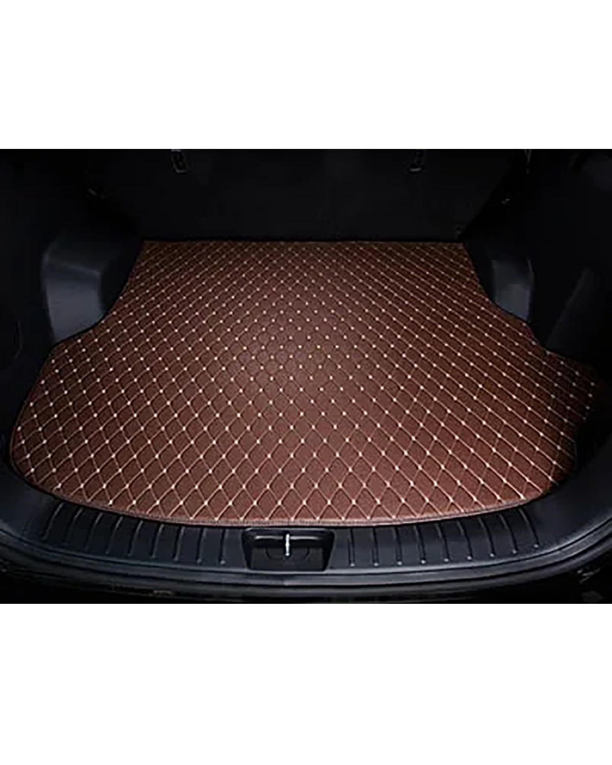 Boot Mat Boot Liner Für NIO Für ES8 Für ES6 EC6 ET7 ES7 ET5 EC7 Auto Cargo-Liner Autos Zubehör Kofferraum Matte Kofferraummatte(Coffee) von SOHINI